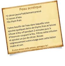 Citron Peau Acneique Peau Acneique Citron Peau Soin Visage Maison