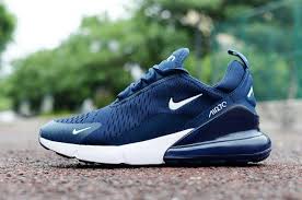 Men S Nike Air Max 270 Navy Blue White Boys Running Shoes Summer Sneakers Cute Nike Shoes Nike Air Max Boys Running Shoes