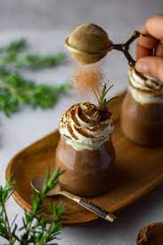 Boozy Coffee Chocolate Pudding Lime Thyme