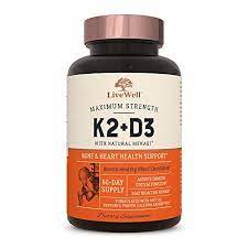 Get the facts before you buy. What Is Reddit S Opinion Of Vitamin K2 Mk7 With D3 Supplement By Livewell Bone Heart Health Support Patented Vitamin K Vitamin D3 5000 Iu 60 Capsules