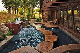 Its works by creating super bog filters. Kentucky Residence Koi Pond Fountain Contemporary Swimming Pool Nashville By J Brownlee Design Houzz