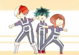 Deku Protection Squad In Action Midoriya Izuku Uraraka Ochako Todoroki Shouto Boku No Hero Academia Hero My Hero My Hero Academia Manga