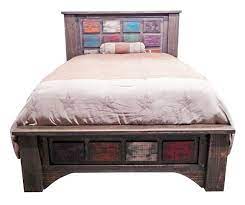Arco Rustic Multicolor Bedroom Set Rustic Bedroom Furniture Sets Rustic Bedroom Furniture Bedroom Set