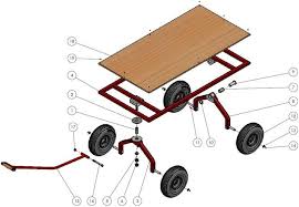 Garden Cart Assembly Guide Garden Cart Wagon Cart Beach Wagon Diy