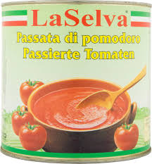 Verschiedene tests der passierten tomaten im internet zeigen, dass sich glas besonders zur aufbewahrung eignet, da es frei von schadstoffen ist. Passata Passierte Tomaten Ohne Salz 2 55kg Feinkost Shop Laselva Bio Feinkost Aus Der Toskana