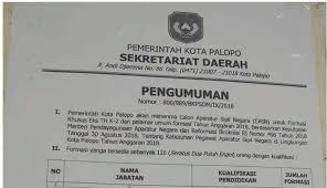 Minimal lulusan s1 pendidikan matematika / matematika mipa. Ini Kuota Formasi Cpns Kota Palopo Input Rakyat