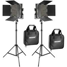 Neewer Bi Color Led 2 Light Kit With Stands 90089829 B H Photo