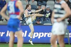 Gary rohan kicks the match winner against the bombers after a magnificent comeback. Jsarfu5bqneylm