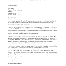 Cover Letter For An Internship Samples And Writing Tips