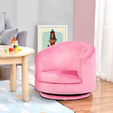 Costway Sofa Kindersessel 360 Drehbar Kindersofa Madchen Kindercouch Flanell Kindermobel Minisofa Drehsofa Rosa Online Kaufen Otto