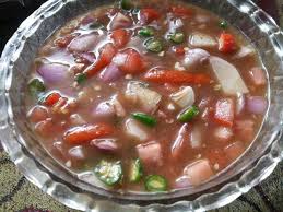 Kena plak dengan air asam. Kalori Air Asam