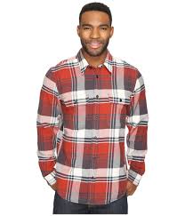 Light blue and black buffalo check flannel plaid seamless. Filson Vintage Flannel Work Shirt Red Cream Blue Men S Clothing Modesens