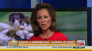 Bo Derek talks rain forest conservation