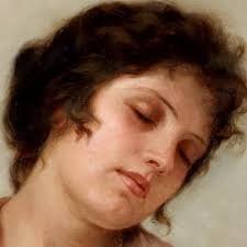 Crossing a creek, (1895) — by Léon-Jean-Basile Perrault.