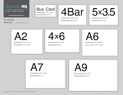 Weve Gotten Requests For Flat Card Sizes At A Glance Click
