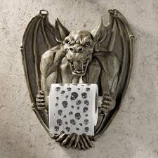They are totally worth to include on your inspiration list when you want to remodel the decoration of. Toilet Paper Holder Flush The Gargoyle Gothic Bathroom Decor Toilet Paper Roll Bathroom Wall Decor Home Amazon Com Au