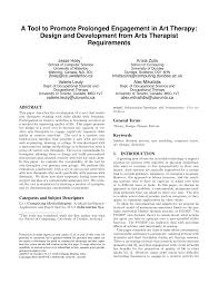 Maybe you would like to learn more about one of these? Pdf A Tool To Promote Prolonged Engagement In Art Therapy Design And Development From Arts Therapist Requirements