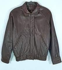 Gld Georgetown Leather Design Men S Brown Leather Bomber Jacket Small Georgetownleatherdesign Flightb Leather Jacket Leather Jacket Men Leather Bomber Jacket