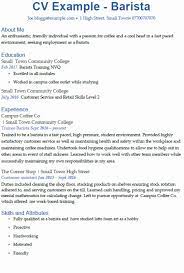 Resume Examples Barista Resume Examples Cv Examples Resume Examples Good Resume Examples