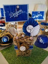 Dodgers Baby Shower Centerpiece Baseball Baby Shower Theme Baseball Baby Shower Dodgers Baby Shower Ideas
