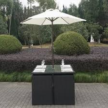 As plants begin to die back and shadows get longer, keeping interest in the garden can be tricky. 4 Seater Black Rattan Cube Dining Set Parasol Included Furniture123