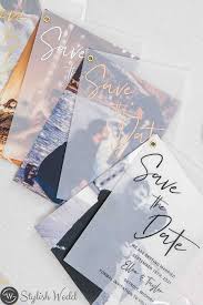 Make your own save the date cards. Simple Modern Rose Gold Gold Silver Foil Vellum Save The Date Card With Your Own Photo Swtd001 Wedding Saving Save The Date Invitations Vellum Save The Date