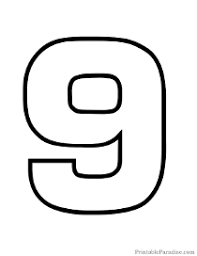 Then, download the template and possess it. Printable Numbers Print Outline Bubble Numbers