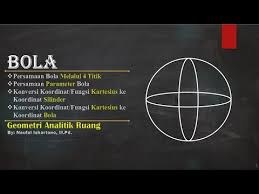 Selain tipe data unsigned yaitu tipe data bilangan bulat adalah. Geometri Analitik Ruang Persamaan Bola Melalui Empat Titik Parametrik Dan Konversi Koordinat Youtube