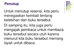 Resensi Buku Ppt Download
