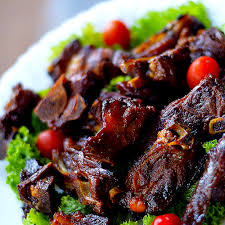 Goat Meat Roast (Muchomo) with Kachumbari