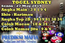 Bocoran Togel Sydney Senin 27 May 2019 Kuching Mafia Sydney