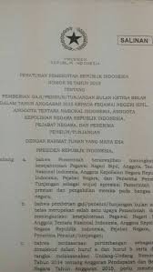 Bulan yang sama pada tahun 2019 sebelum pelaksanaan. Pp 38 Tahun 2015 Gaji 13 Pns 2015