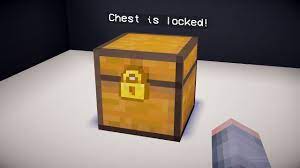 The minecraft chest recipe consists of 8 wood planks. Minecraft How To Lock Chest No Mods Mcpe Java Youtube