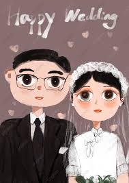 Personajes De Dibujos Animados Felizmente Casados PNG ,dibujos Boda,  Dibujos Animados, Personaje Imagen de ilustración en Pngtree, Libres de  Derechos