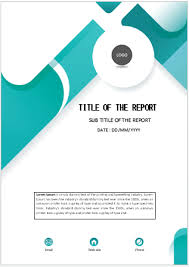 Cover Page Appealing Blue Cover Page Cover Pages Cover Pages Cover Page Template Project Cover Page