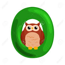 It shows both the lowercase letters and the uppercase letters and then spells out the animals name in small letters that the child can trace. Animal Owl And Letter O For Kids Abc Education In Preschool Cute Animals Letters English Alphabet Cartoon Animals Alphabet For Learning Letters Vector Illustration Single Letter With Wild Animal Owl Royalty Free Cliparts