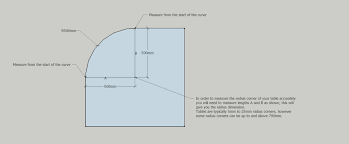 How To Measure A Glass Table Radius Corner Accurately First Time