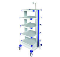 Ouman Hospital Endoscope Laparoscopic Medical Trolley with ...