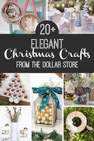 20 Elegant Dollar Store Christmas Crafts For Holiday Decor Frugal Family Times