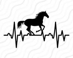 7 Girls And Horses Ideas Horses Horse Heartbeat Svg