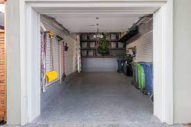 I have a 2 car garage 20x20 i believe with a 1 block high apron around and a step up at the house end. 13 Awesome Garage Makeovers That Will Give You Garage Envy