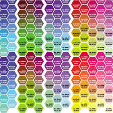 Details About The 216 Web Safe Colour Chart For Web Designers Coders And Graphic Designers
