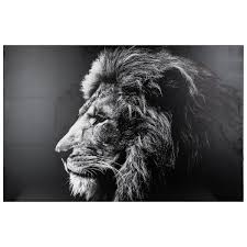 Tableau Animaux Lion Noir Et Blanc 78x118cm Infos Et Dimensions Longueur 78 Cm Largeur 2 5 Cm Hauteur Lion Noir Et Blanc Lion Noir Tableaux Animaux
