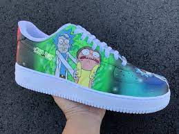 Rick and morty air force 1s painted using angelus leather paint and finisher scratch and water resistant. Custom Air Force 1 Rick And Morty Galaxy Rick And Morty Shoes Custom Air Force 1 Custom Nike Shoes