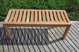 While pine is a soft wood, it's structurally sound and commonly used in building; Hampton 2 Seater Teak Garden Backless Bench And Outdoor Living Field Hawken