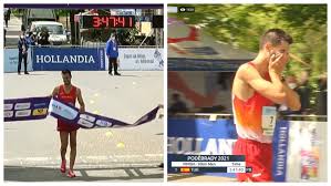 España 1 orense (esp) 20/03/1994: Atletismo Marc Tur Gana Los 50 Km Marcha De Los Europeos Por Equipos Marca