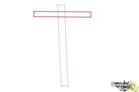 There is also a crown of thorns and a palm branch, both also symbols of lent. How To Draw Jesus On The Cross Drawingnow