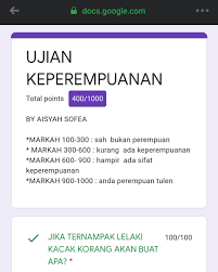 Tidak masalah dengan menjajal kemetalan kamu di docs google form ini. Sofia Foo On Twitter Kurang Ada Keperempuan Nah Link Https T Co Mq2oa968kz
