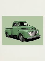 Image result for Diamond T Light Green 1950 Truck