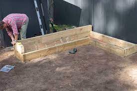The safety of pressure treated lumber for raised bed gardens has been examined by several researchers. How To Build A Bench Seat And Planter Box Better Homes And Gardens